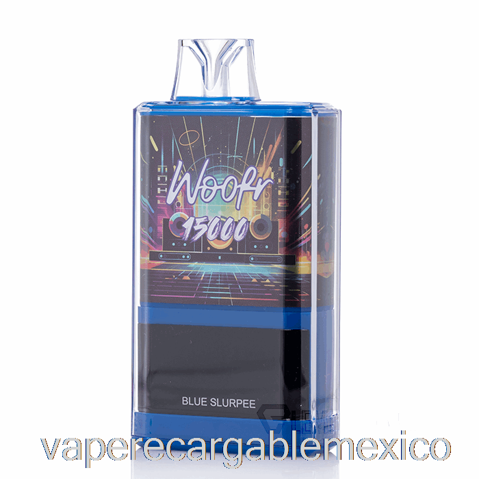 Vape Recargable Woofr 15000 Sorbete Azul Desechable